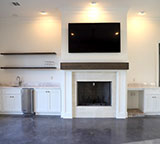 Photo of new wet bar built by MCM Homes, LLC