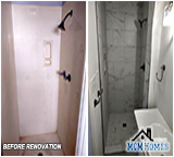 Bathroon shower renovation by MCM Homes, LLC