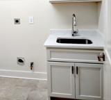 New laundry room in Terra Mariae built by MCM Homes, LLC